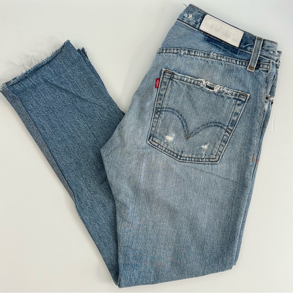 Re/Done Women’s Straight Skinny Jeans - 27